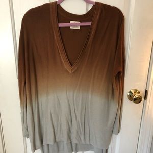 Brown & Grey Faded Sweater
